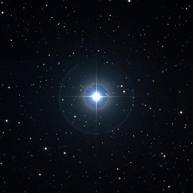 Sky survey frame centred on Acubens, 30′ across.