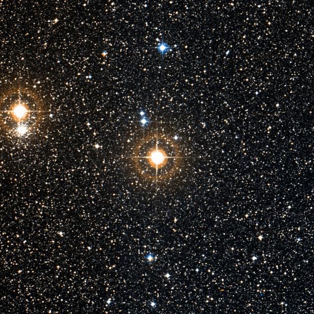 Sky survey frame centred on Ainalrami, 30′ across.