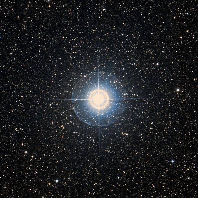 Sky survey frame centred on Albaldah, 42′ across.