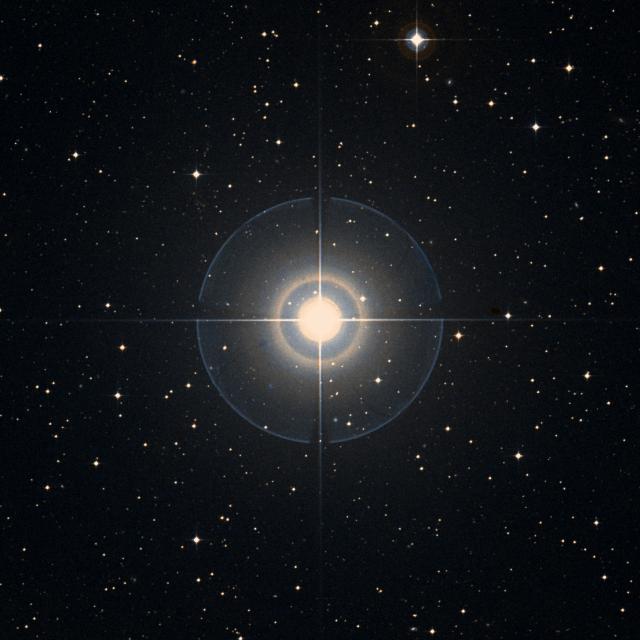Sky survey frame centred on Alchiba, 30′ across.