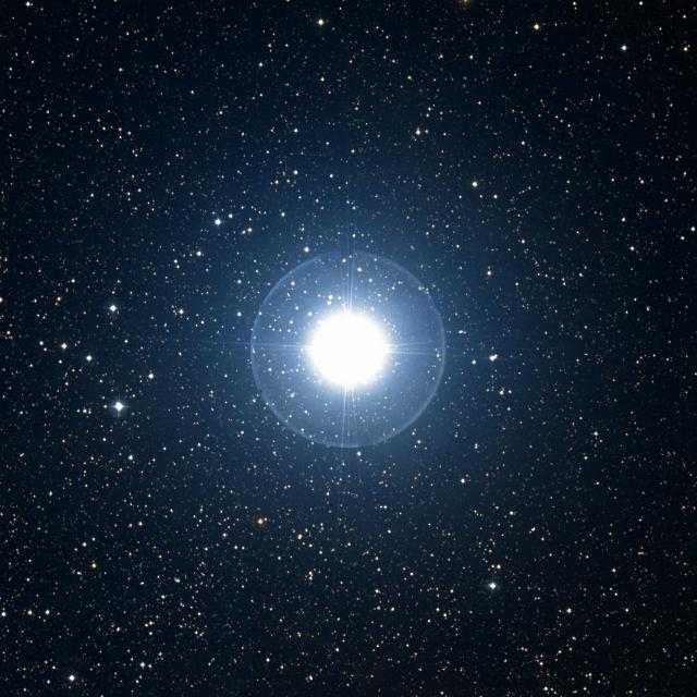 Sky survey frame centred on Alderamin, 42′ across.