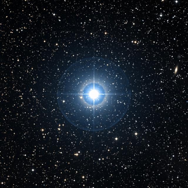 Sky survey frame centred on Aldulfin, 30′ across.
