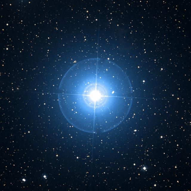 Sky survey frame centred on Alfirk, 30′ across.