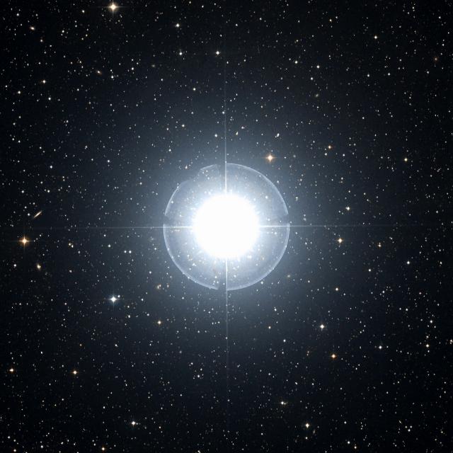 Sky survey frame centred on Algol, 42′ across.