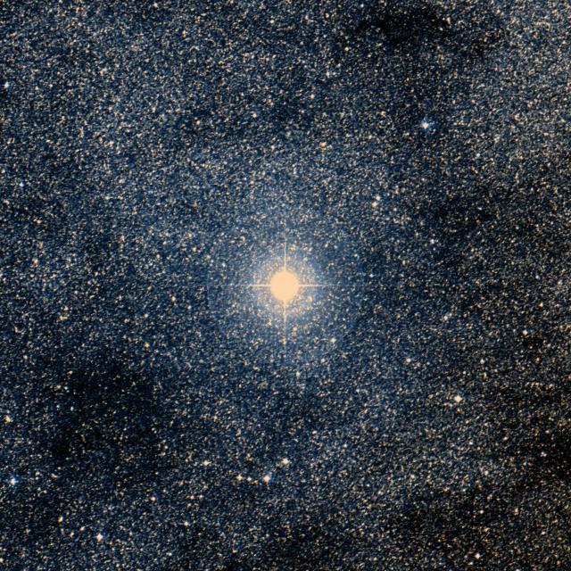 Sky survey frame centred on Alnasl, 42′ across.
