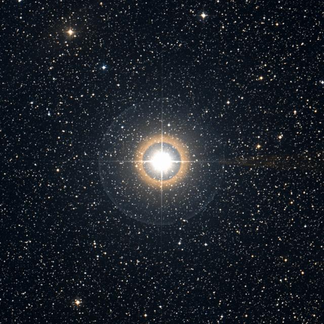 Sky survey frame centred on Alshain, 30′ across.