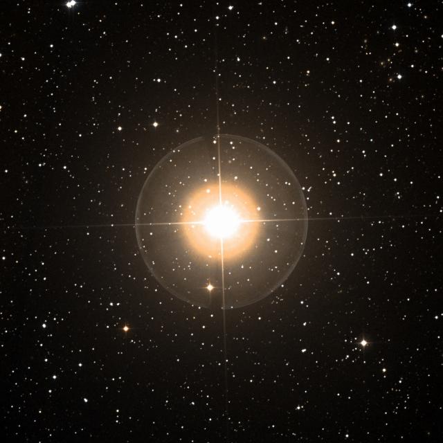 Sky survey frame centred on Altais, 30′ across.