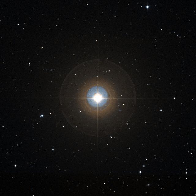 Sky survey frame centred on Alterf, 30′ across.