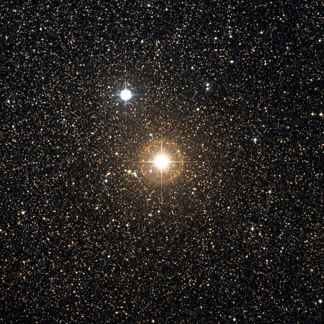 Sky survey frame centred on Anser, 30′ across.