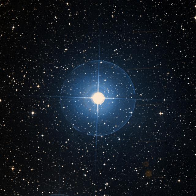Sky survey frame centred on Arkab Prior, 30′ across.