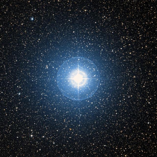 Sky survey frame centred on Ascella, 42′ across.