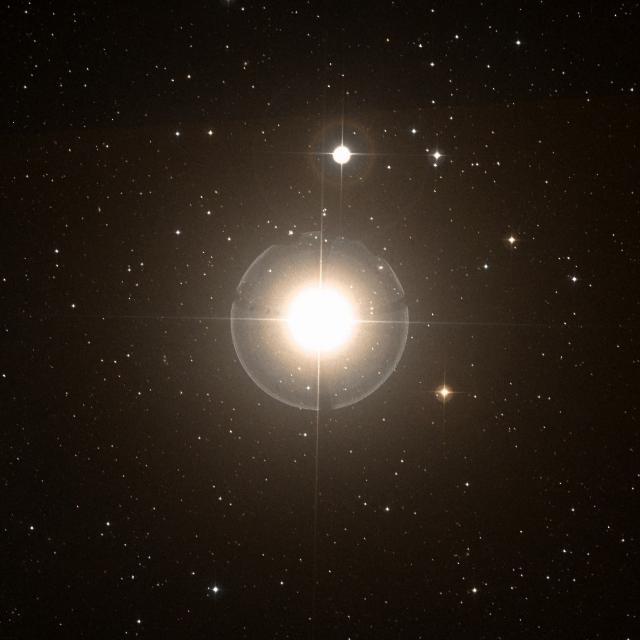 Sky survey frame centred on Athebyne, 42′ across.