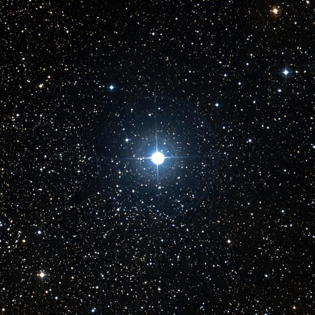 Sky survey frame centred on Azelfafage, 30′ across.