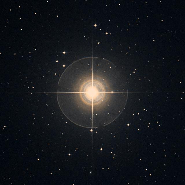 Sky survey frame centred on Azha, 30′ across.