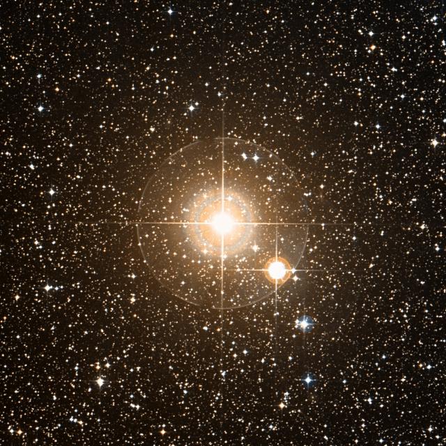 Sky survey frame centred on Azmidi, 30′ across.
