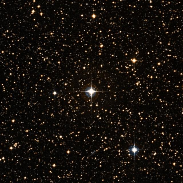 Sky survey frame centred on Belel, 18′ across.