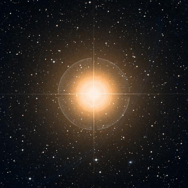Sky survey frame centred on Brachium, 30′ across.
