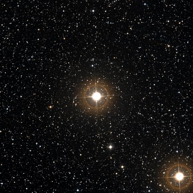 Sky survey frame centred on Castula, 30′ across.
