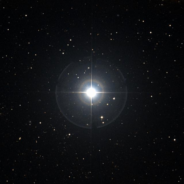 Sky survey frame centred on Chara, 30′ across.