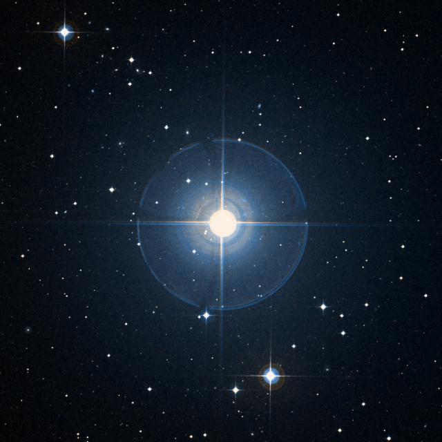Sky survey frame centred on Dalim, 30′ across.