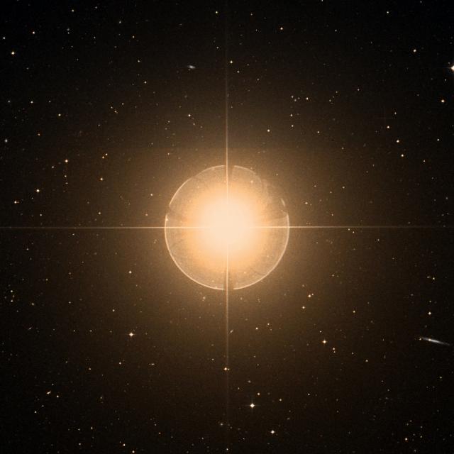 Sky survey frame centred on Diphda, 42′ across.
