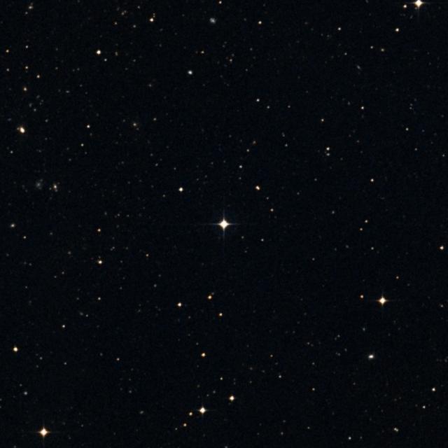 Sky survey frame centred on Diya, 18′ across.