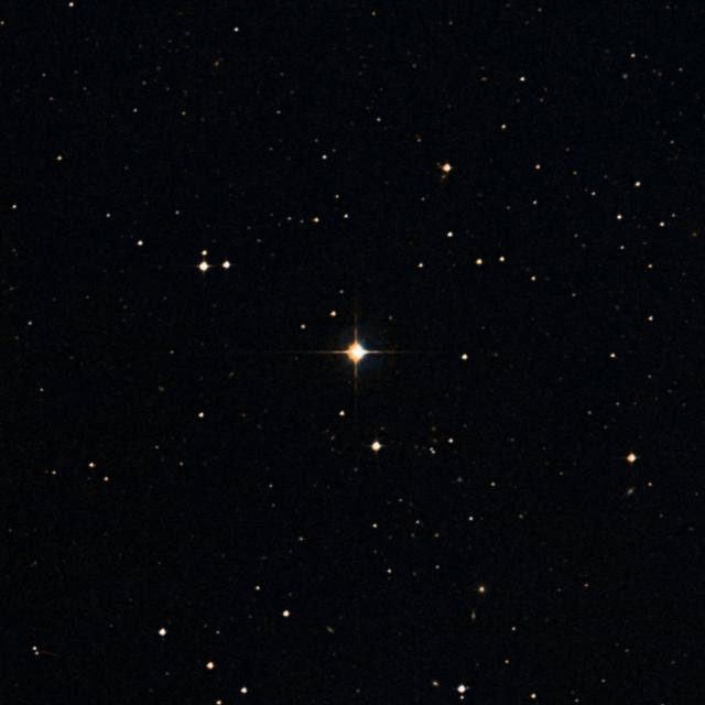Sky survey frame centred on Ebla, 18′ across.