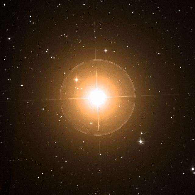 Sky survey frame centred on Edasich, 30′ across.