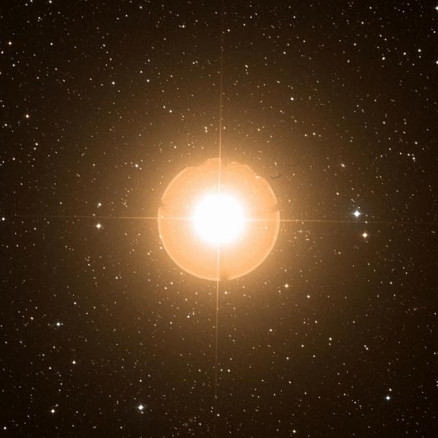 Sky survey frame centred on Eltanin, 42′ across.