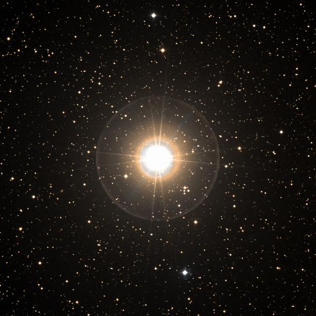 Sky survey frame centred on Errai, 30′ across.