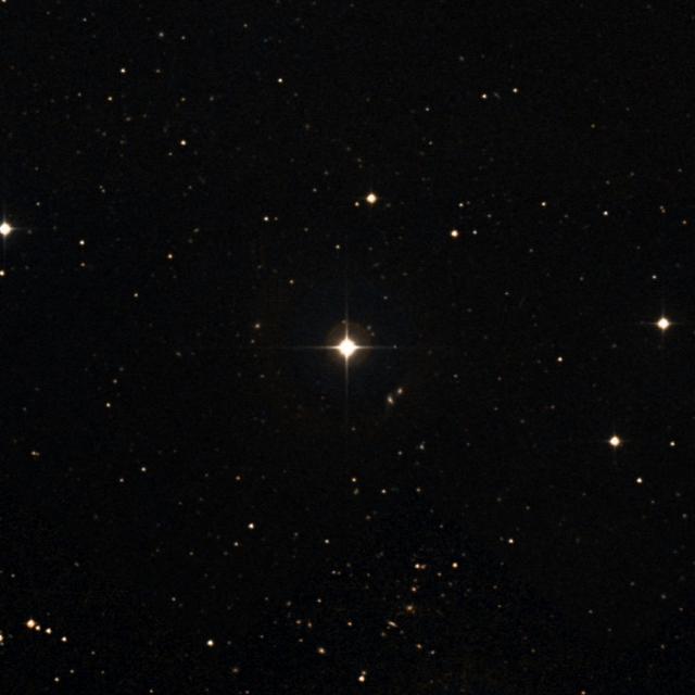 Sky survey frame centred on Flegetonte, 18′ across.