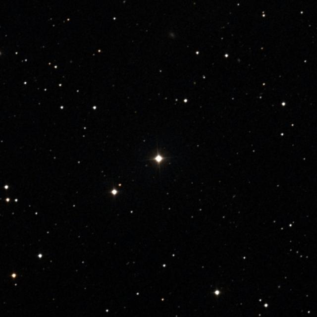 Sky survey frame centred on Funi, 18′ across.