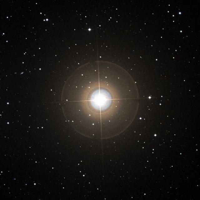 Sky survey frame centred on Giausar, 30′ across.