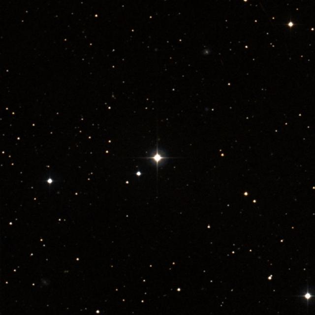 Sky survey frame centred on Hoggar, 18′ across.