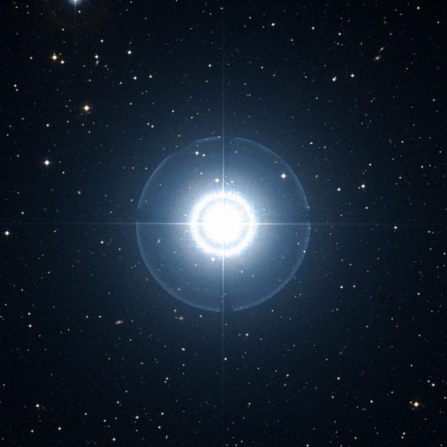 Sky survey frame centred on Homam, 30′ across.