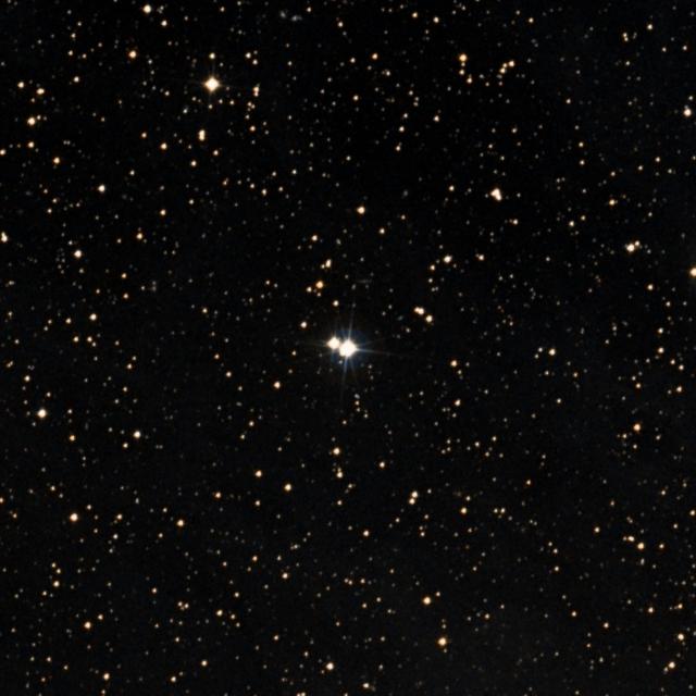 Sky survey frame centred on Karaka, 18′ across.