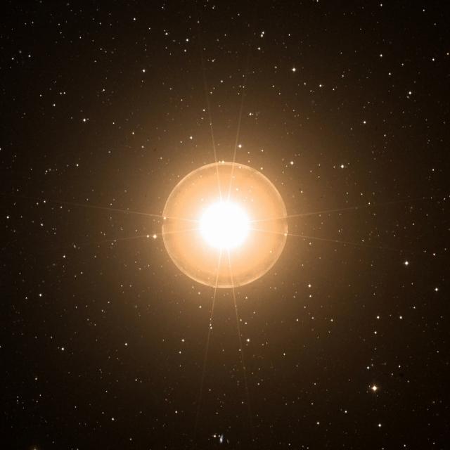 Sky survey frame centred on Kochab, 42′ across.