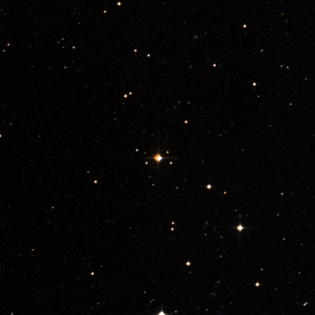 Sky survey frame centred on Koeia, 18′ across.