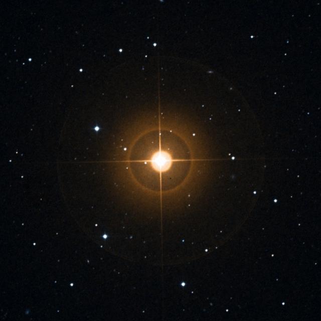 Sky survey frame centred on La Superba, 18′ across.