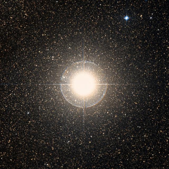 Sky survey frame centred on Larawag, 42′ across.