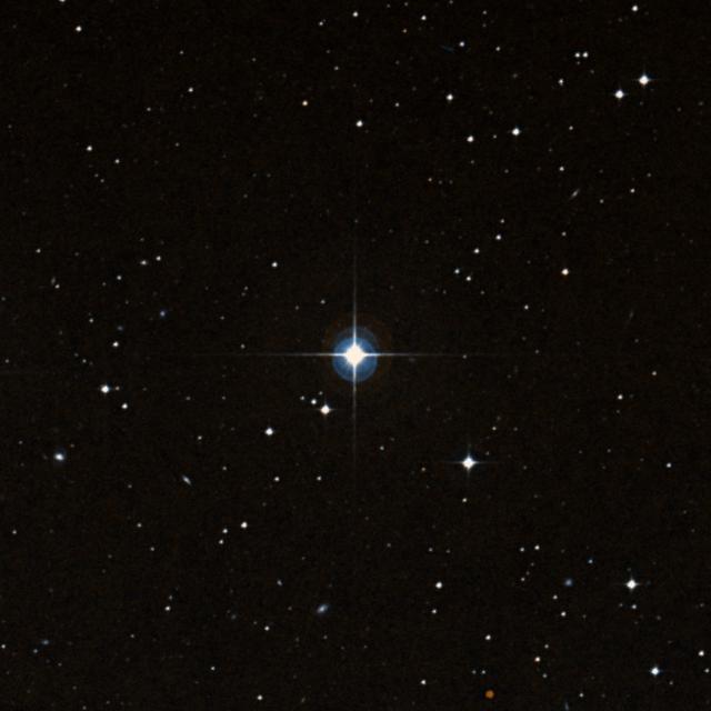 Sky survey frame centred on Lionrock, 18′ across.