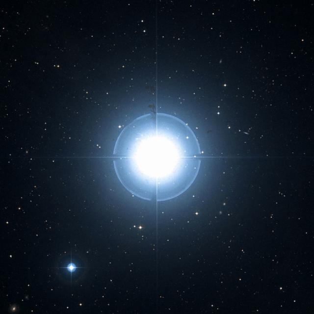Sky survey frame centred on Markab, 42′ across.