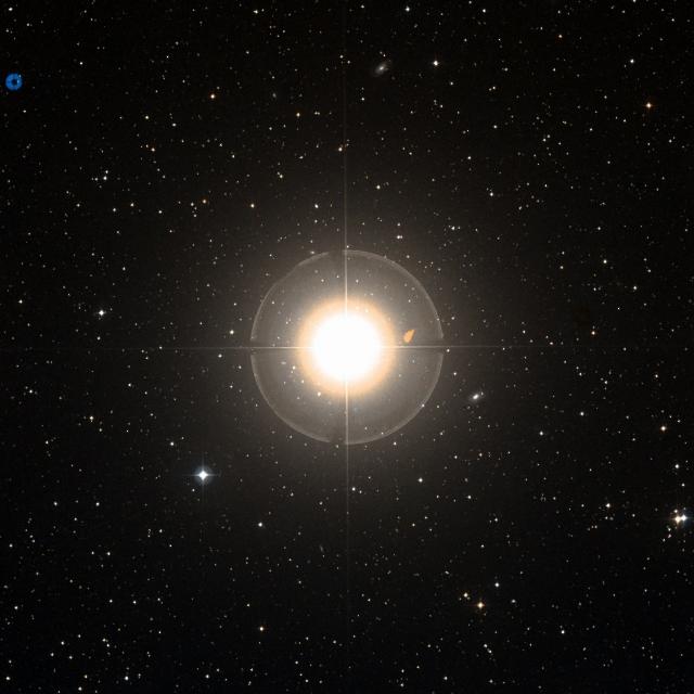 Sky survey frame centred on Matar, 42′ across.
