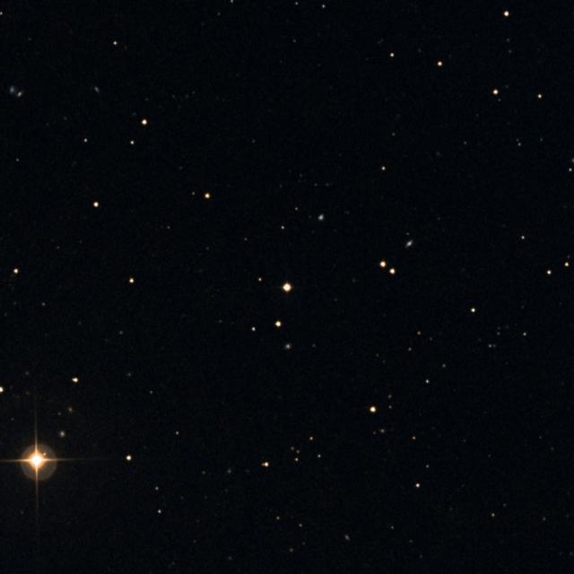 Sky survey frame centred on Mazaalai, 18′ across.