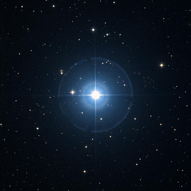 Sky survey frame centred on Mesarthim, 30′ across.