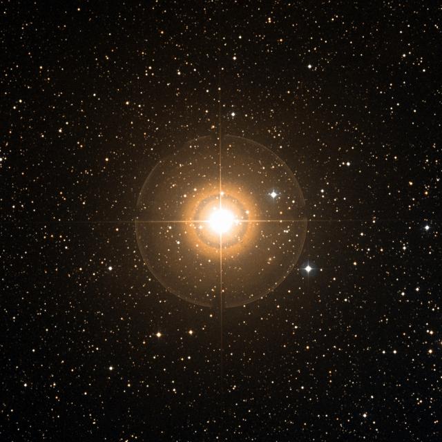 Sky survey frame centred on Miram, 30′ across.