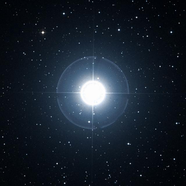 Sky survey frame centred on Mothallah, 30′ across.