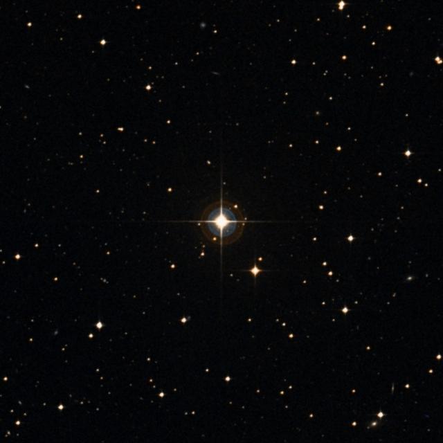 Sky survey frame centred on Mouhoun, 18′ across.