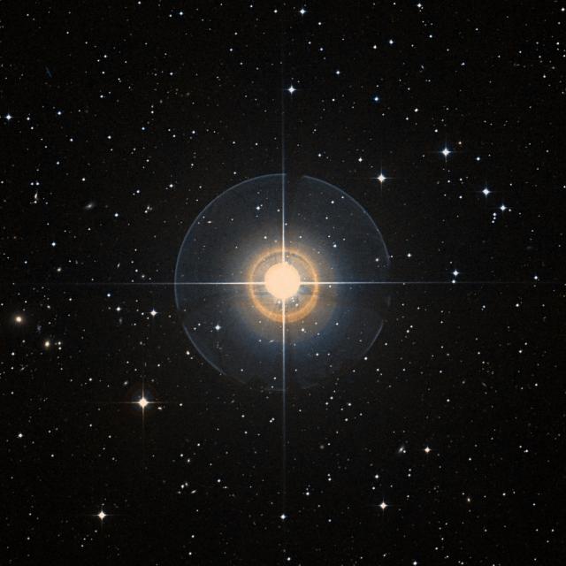Sky survey frame centred on Nashira, 30′ across.
