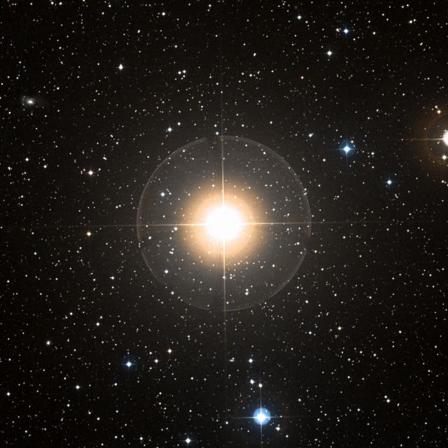 Sky survey frame centred on Nembus, 30′ across.